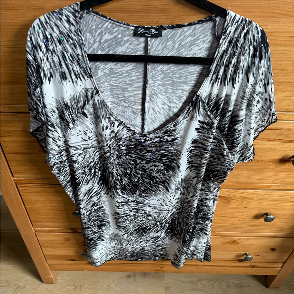 Brittney Black Women Dressy Top
